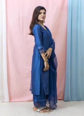 Raasika - Midnight Blue Suit Set 2