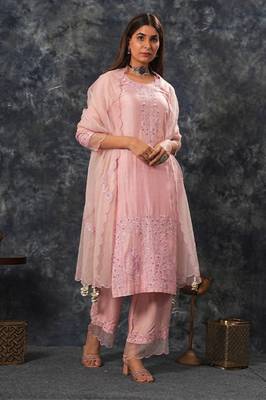 Raasika - Pink Suit Set 1