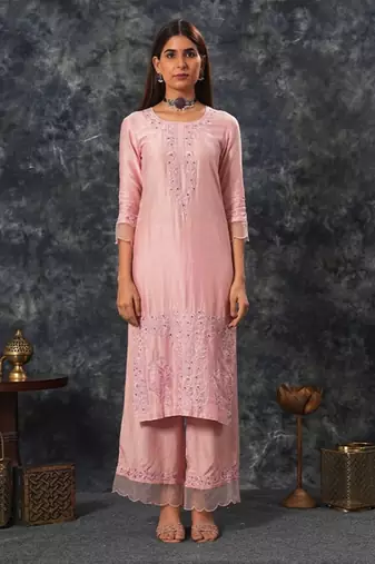 Raasika - Pink Suit Set