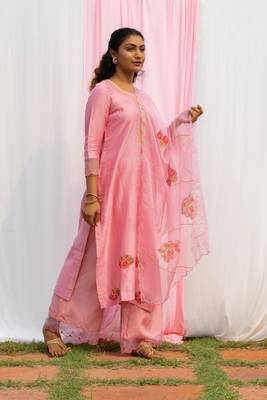 Radhika - Onion Pink Suit Set 2