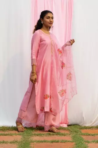 Radhika - Onion Pink Suit Set