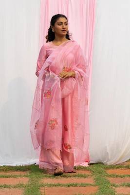 Radhika - Onion Pink Suit Set 3