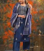 Raj - Midnight Blue Suit Set