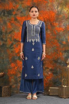 Raj - Midnight Blue Suit Set 2