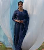 Rajdulari - Midnight Blue Suit Set