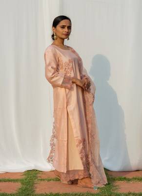 Rajdulari - Nude Pink Suit Set 2