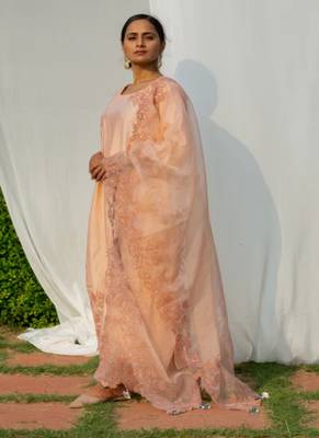 Rajdulari - Nude Pink Suit Set 3