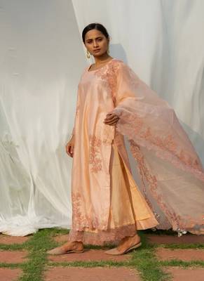 Rajdulari - Nude Pink Suit Set 1