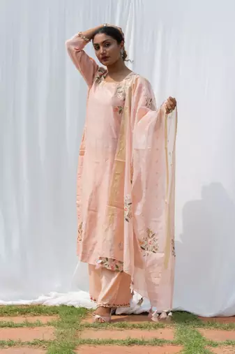 Rajkumari - Nude Pink Suit Set