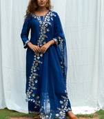 Rajshree - Midnight Blue Suit Set