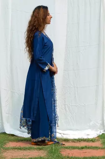 Rajshree - Midnight Blue Suit Set