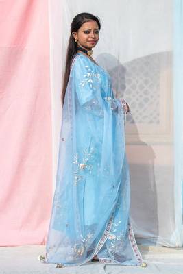Rukmani - Sky Blue Suit Set 2