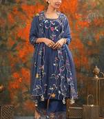 Sarla - Midnight Blue Suit Set