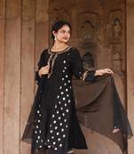 Meenakshi - Black Suit Set