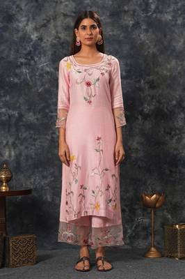 Sarla - Pink Suit Set 2