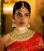 Kundan bridal necklace set
