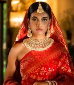 Kundan and pearl necklace set