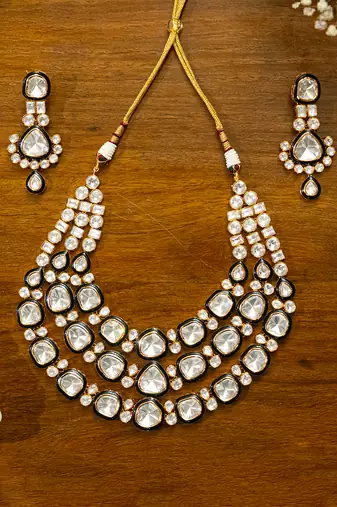 Polki necklace set