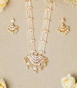 Kundan pendent look necklace set