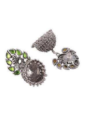 Oxidised silver earrings 3