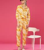 Anushil women's co-ord set | effortless elegance in matching top and bottom | printed co-ord set, casual wear, outfit