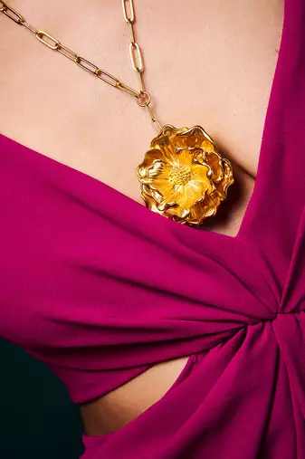 Champa long necklace