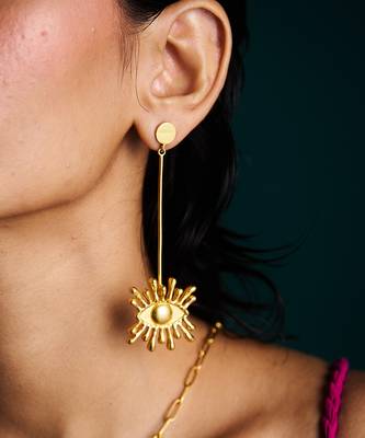 Nazar battu earrings 1