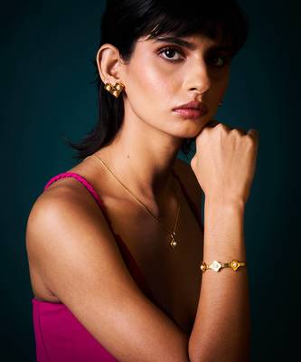 Chameli jewellery set with bracelet 2