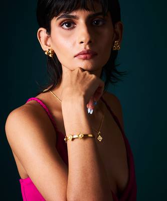 Chameli jewellery set with bracelet 4