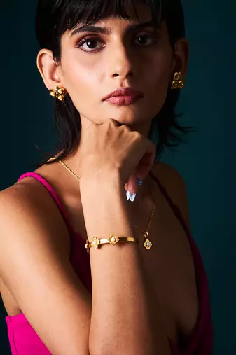 Chameli jewellery set with long necklace