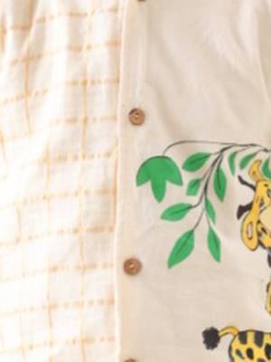 Jilmil boy cotton hand-painted nehru jacket 2