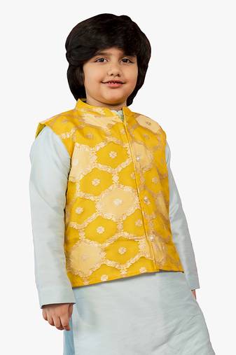 Jilmil yellow organza jacket (set of 1)