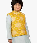 yellow organza jacket (set of 1)