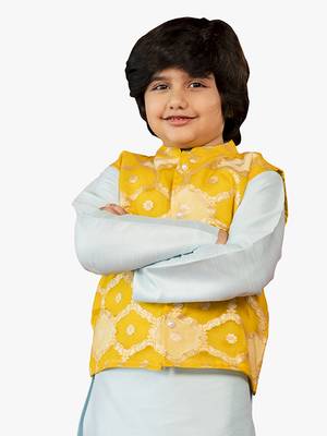 yellow organza jacket (set of 1) 2
