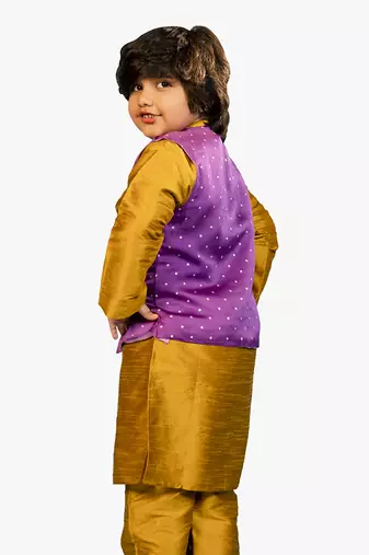 purple organza jacket(set of 1)