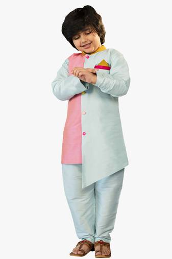 Jilmil boy blue colorful kurta with pant
