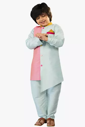 Jilmil boy blue colorful kurta with pant