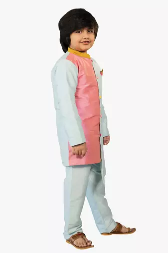 Jilmil boy blue colorful kurta with pant