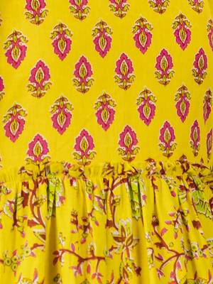 girl's jaipuri printed long dress 4