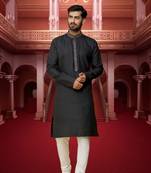 Men' cotton kurta churidar set