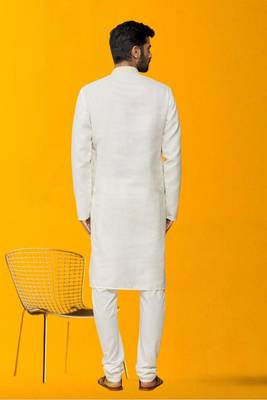 Men' cotton kurta churidar set 3