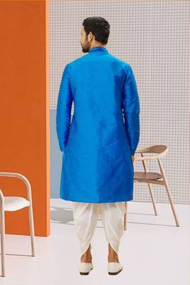 Men' silk kurta churidar set 3