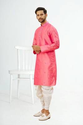 Men' silk kurta churidar set 2