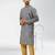 Men' silk kurta churidar set