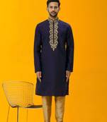 Men' silk kurta churidar set