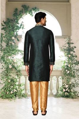 Men' silk kurta churidar set 3