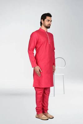 Men' silk kurta churidar set 2