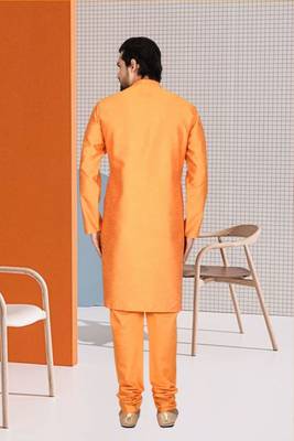Men' silk kurta churidar set 3