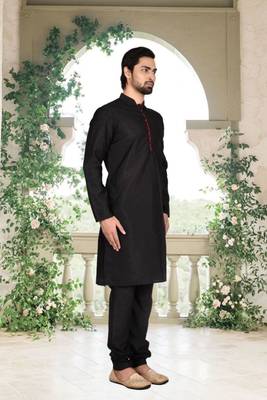 Men' silk kurta churidar set 2
