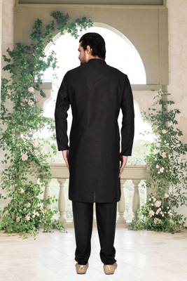 Men' silk kurta churidar set 3